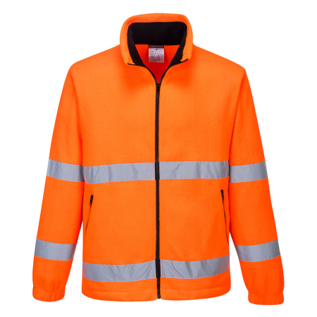 IMBRACAMINTE - F303, Bluză fleece HI-VIS din membrană / din 100% poliester micro fleece TPU 8000/3000, li, 280 g/mp