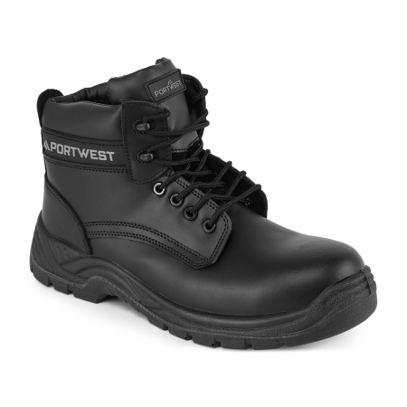 Bocanci de protecție S3 - FC11 S3S SR, Bocanci de protecție din piele integrala cu bombeu compozit, lamelă antiperforație compozită, talpă din poliuretan și TPU
