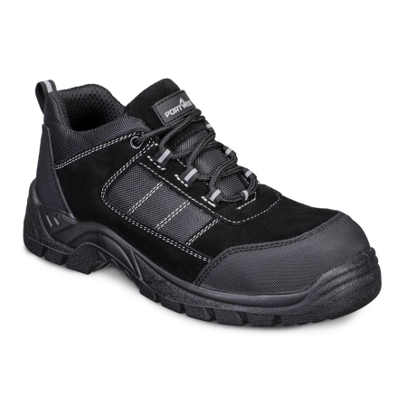 ÎNCĂLȚĂMINTE - FC24 S1 SR FO, Pantofi de protecție din piele suede, plasa cu bombeu compozit, talpă din poliuretan