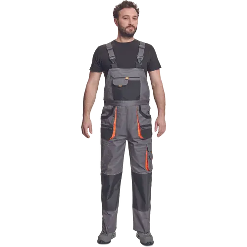 FF CARL BE-01-004, Salopetă de lucru cu pieptar din tercot, 235 g/mp [1]