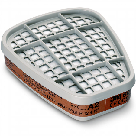 3M™ 6055 A2, Filtru pentru gaze și vapori organici (Compatibil cu semi-măștile din seria 6000) [2]