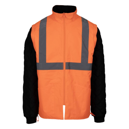 FINLAND NEXT, Jachetă 4 în 1 HI-VIS, cu glugă încorporată, din poliester Oxford, 300 g/mp, căptușeală termică 180 g/mp [8]