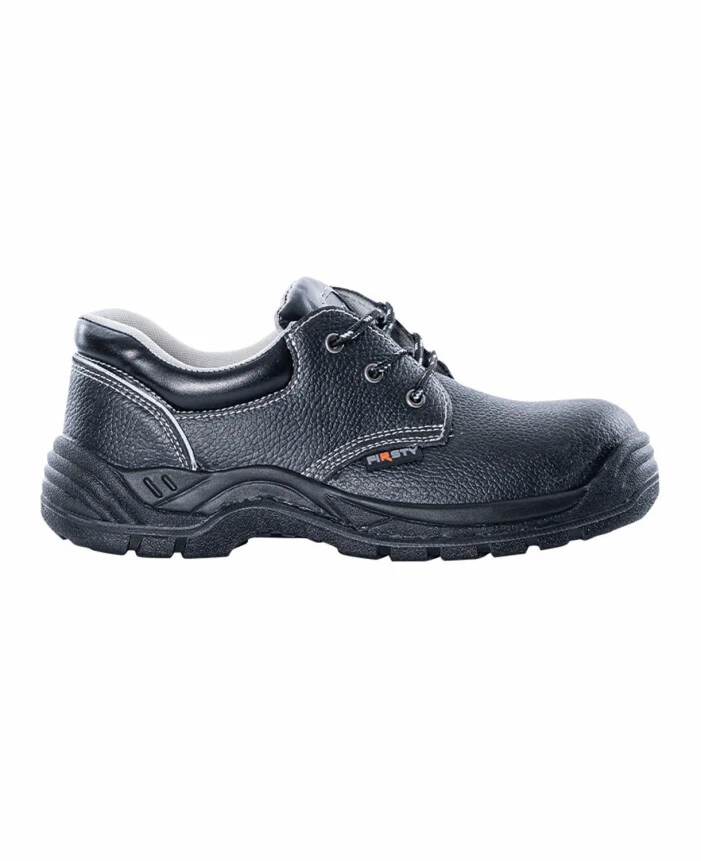 Pantofi de protecție S1P - FIRLOW S1P SR FO, Pantofi de protecție din piele de bovină, bombeu metalic și lamelă antiperforație, talpă PU/PU