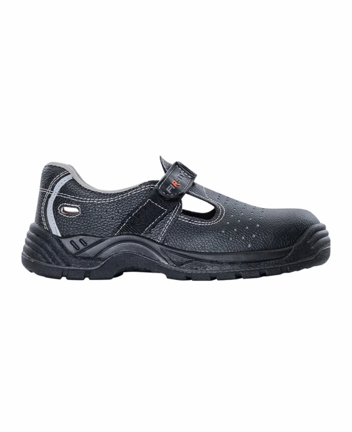 Sandale de lucru O1 - FIRSAN O1 SR FO, Sandale de lucru din piele de bovină perforată, căptușeală MESH respirabilă, talpă PU/PU