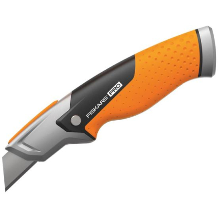 SCULE & MATERIALE - FISKARS CARBONMAX, Cuțit utilitar cu lamă trapezoidală, 182 mm