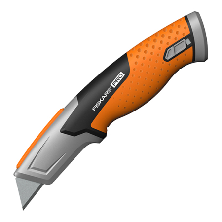 SCULE & MATERIALE - FISKARS CARBONMAX, Cuțit utilitar cu retragere automată a lamei
