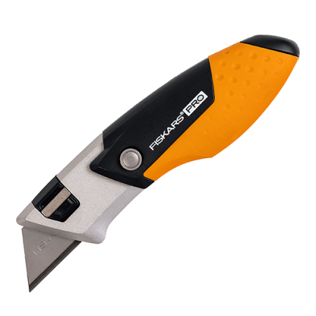 SCULE & MATERIALE - FISKARS CARBONMAX, Cuțit utilitar pliabil compact