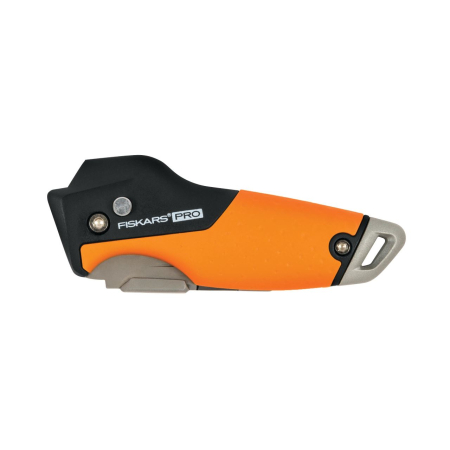 FISKARS CARBONMAX, Cuțit utilitar pliabil cu lamă trapezoidală, 170 mm [1]