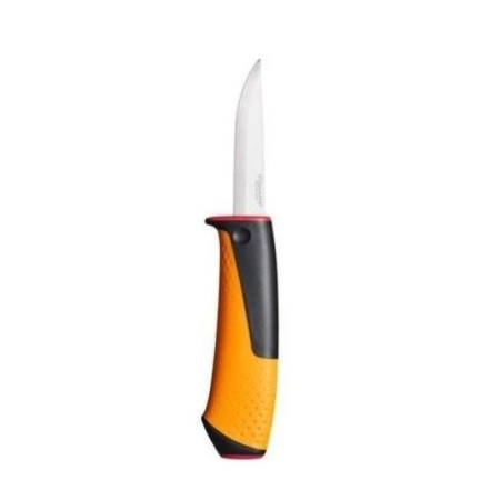 SCULE & MATERIALE - FISKARS, Cuțit de artizan cu ascuțitor în teacă