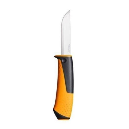 SCULE & MATERIALE - FISKARS, Cuțit universal cu ascuțitor în teacă