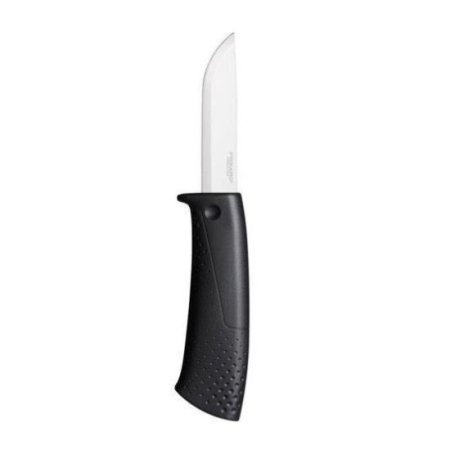 SCULE & MATERIALE - FISKARS, Cuțit utilitar cu ascuțitor în teacă, 227 mm