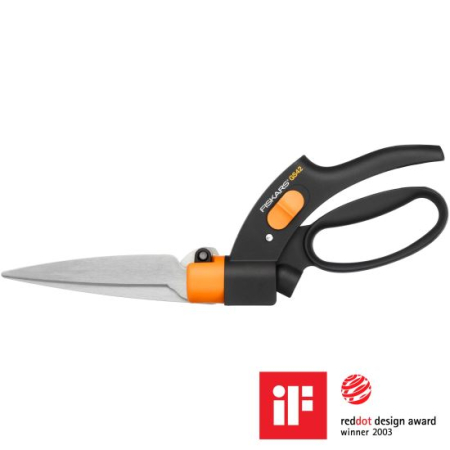 Scule și unelte - FISKARS GS42, Foarfecă pentru gazon cu Servo-System, 344 mm