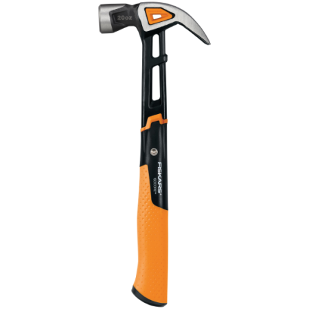 SCULE & MATERIALE - FISKARS ISOCORE, Ciocan cu cap curbat pentru scos cuie