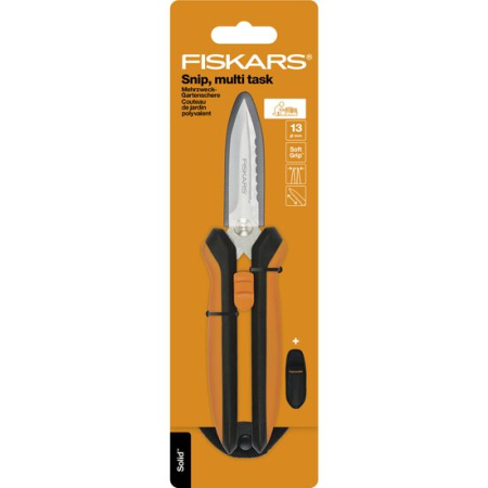Scule și unelte - FISKARS SOLID SP320, Foarfecă multifuncțională cu teacă