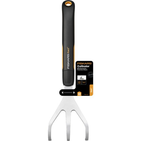 Scule și unelte - FISKARS XACT, Cultivator cu 3 dinți din inox