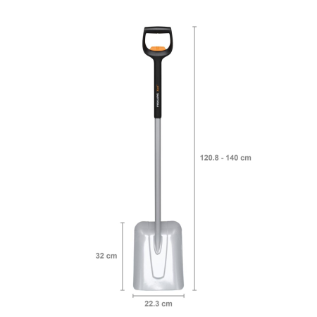 FISKARS XACT, Lopată telescopică, 1208-1400 mm [1]