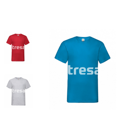 FL16401, Tricou din bumbac si poliester, cu maneca scurta [0]