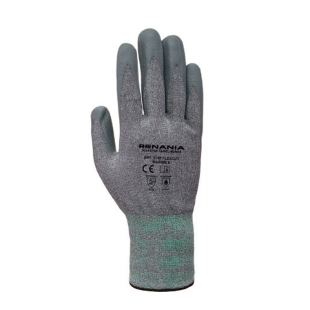 PROTECȚIA MÂINILOR - FLEXCUT, Manusi de protectie din nylon si spandex, imersate in nitril