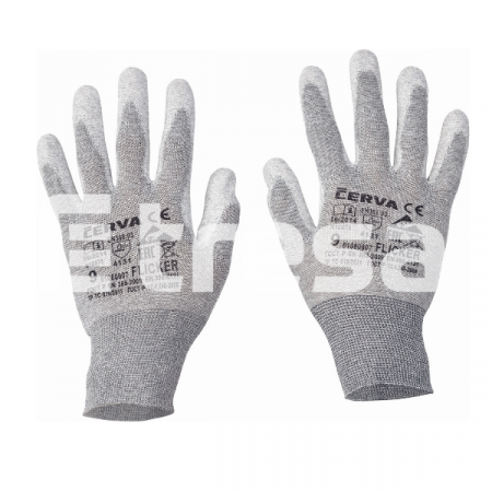 FLICKER, Manusi de protectie din nylon, imersate in poliuretan [0]