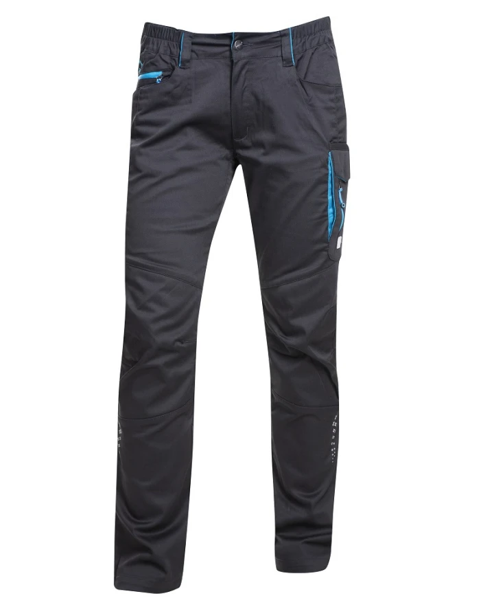 Pantaloni standard - FLORET, Pantaloni de lucru damă din poliester, bumbac și elastan, 260 g/mp