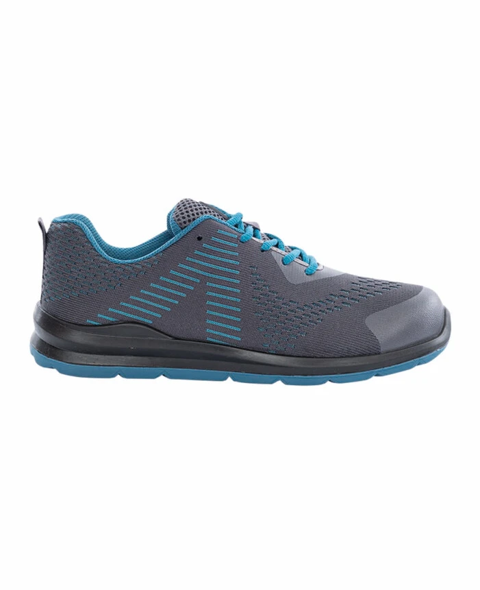 Pantofi de lucru O1 - FLYTEX O1, Pantofi de lucru 3D KNIT, branț ANATOMIC GEL, fără metal