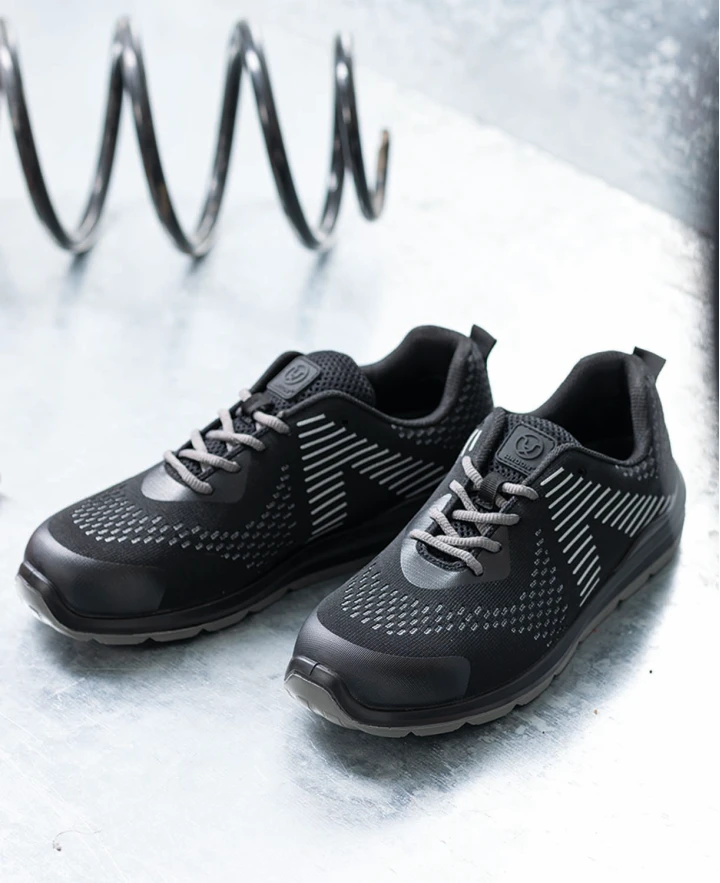 FLYTEX S1P SRC, Pantofi de protecție 3D KNIT, bombeu oțel, branț ANATOMIC GEL [5]