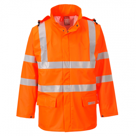 Jachete| Bluze Ignifuge - SEALTEX - FR41, Jachetă impermeabilă HI-VIS din poliester acoperit cu PU, 260 g/mp