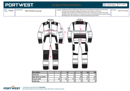 PW3 - FR509, Costum din modacrilic, 300 g/mp [2]