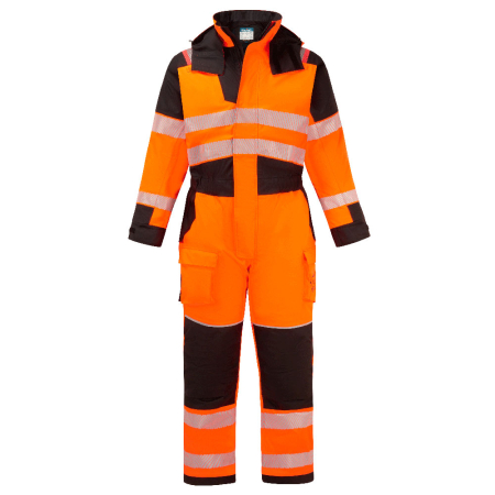 Îmbrăcăminte IGNIFUGĂ (ANTI-FLACĂRĂ) - FR516, Combinezon de lucru din 60% poliester, 21% modacrilic, 18% bumbac, 1% fibre carbon, 270 g/mp