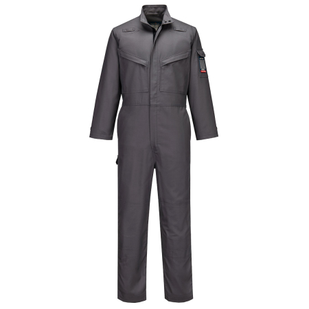 Îmbrăcăminte IGNIFUGĂ (ANTI-FLACĂRĂ) - FR529, Combinezon din 80% bumbac, 19% poliester, 1% fibra de carbon, 340 g/mp