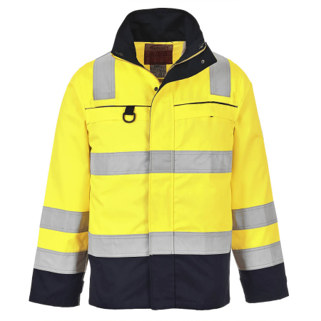 IMBRACAMINTE - FR61, Jachetă HI-VIS din 99% bumbac, 1% fibră de carbon, 345 g/mp