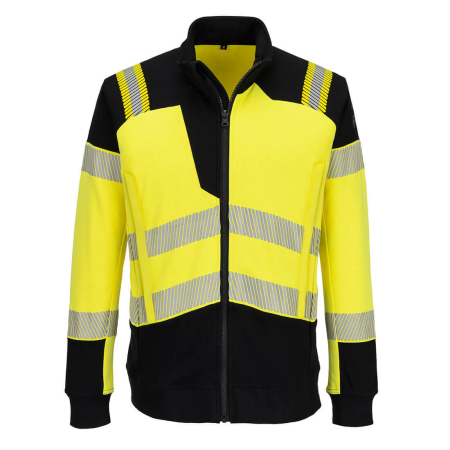 IMBRACAMINTE - FR717, Hanorac HI-VIS din 60% modacrilic, 39% bumbac, 1% fibră de carbon, 300 g/mp