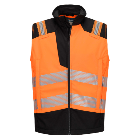 Îmbrăcăminte IGNIFUGĂ (ANTI-FLACĂRĂ) - FR719, Vestă HI-VIS din 100% poliester, 350 g/mp