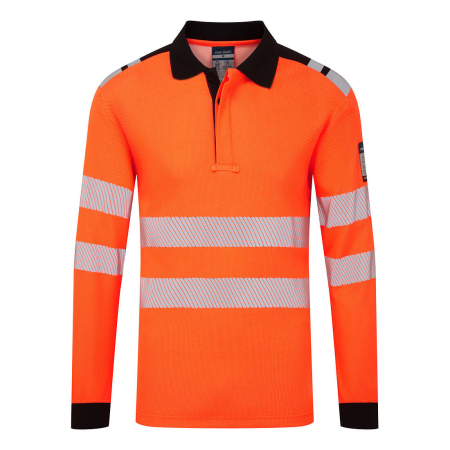 Îmbrăcăminte IGNIFUGĂ (ANTI-FLACĂRĂ) - FR734, Tricou polo din 45% modacrilic, 25% poliester, 23% bumbac, 6% aramidă, 1% fibre carbon