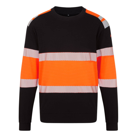 IMBRACAMINTE - FR737, Hanorac HI-VIS din 45% modacrilic, 25% poliester, 23% bumbac, 6% aramidă, 1% fibre carbon, 300 g/mp
