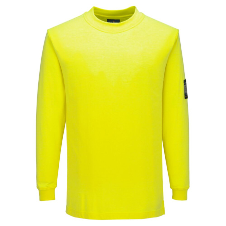 IMBRACAMINTE - FR806, Tricou HI-VIS din 60% modacrilic, 39% bumbac, 1% fibră de carbon, 210 g/mp