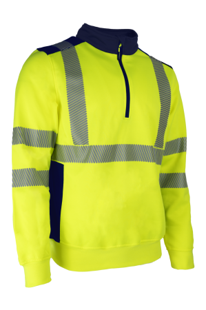 Jachete reflectorizante (HI-VIS) - FRISS, Jachetă termică din fleece poliester-bumbac, 300 g/mp