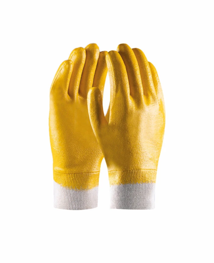 Mănuși de protecție - FULLTOUCH WET, Mănuși de protecție din bumbac, imersate integral în nitril, grosime 1,1 mm