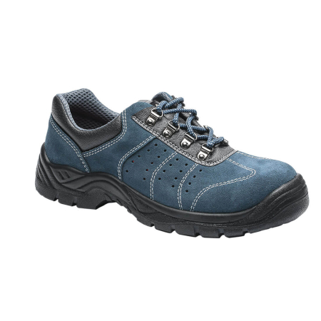 ÎNCĂLȚĂMINTE - FW02, Pantofi de protecție S1P EN ISO, din piele suede / spaltuita