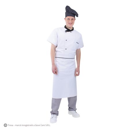 Sorturi - GASTRO, Șorț de bucătărie reglabil, din poliester și bumbac, 75 x 85 cm, 245 g/mp