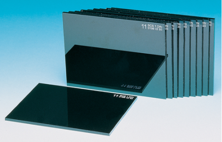PROTECȚIA OCHILOR - Geam filtrant de sudură 50 x 105 mm, nuanțe DIN 9 - DIN 13