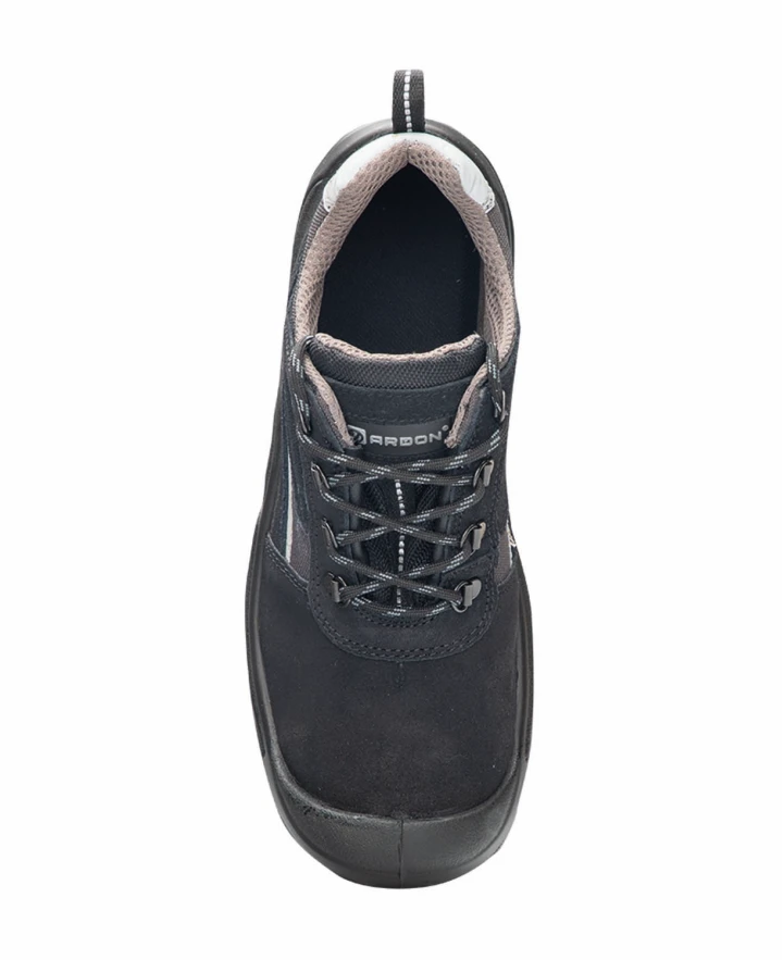 GEARLOW S1P SR FO, Pantofi de protecție din piele velur de bizon și CORDURA, bombeu metalic și lamelă antiperforație din oțel, talpă PU/PU bicomponentă [3]