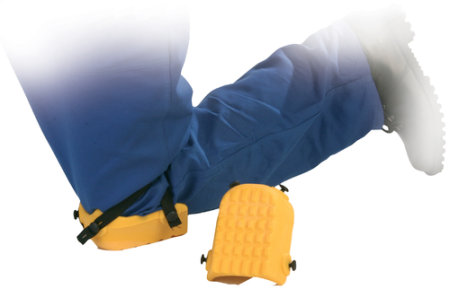 Accesorii Imbracaminte - Genunchieră de protecție din poliuretan, cu fixare pe două curele elastice
