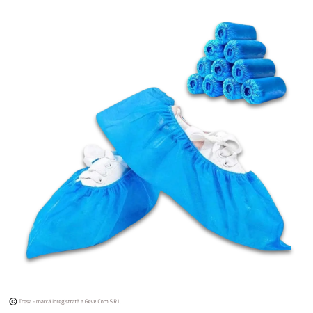 Acoperitori încălțăminte unică folosință - GLOB.BO.CPE, Botosei de unica folosinta din polietilena [Set 100 bucati]