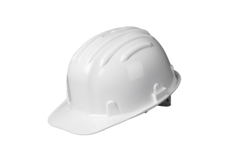 Căști de protecție industriale EN 397 - GOELAND GP3000, Cască de protecție din HDPE, suspensie din plastic cu fixare în 6 puncte, reglare prin glisare