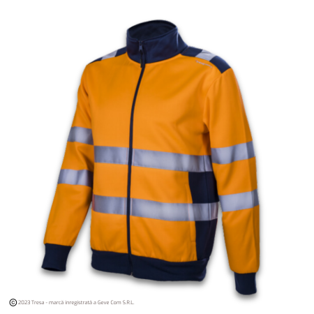 Îmbrăcăminte REFLECTORIZANTĂ (HI-VIS) - GOKKAN, Jacheta HI-VIS tip Fleece, din tercot gros, 300 g/mp