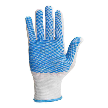GRANET 1041, Mănuși de protecție din tricot sintetic cu aplicații punctiforme din PVC [set 12 perechi] [1]