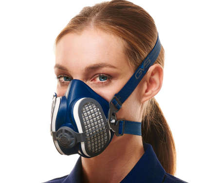 ELIPSE P3, Semimasca de protecție respiratorie cu filtre HESPA reutilizabile P3, corp din TPE medical [2]