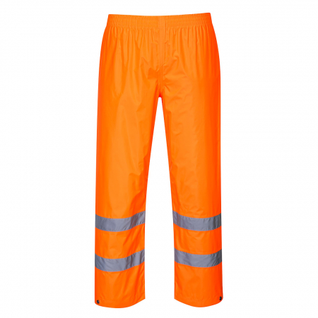 H441, Pantaloni de ploaie HI-VIS din 190T poliester, acoperit cu PVC, 200 g/mp [3]