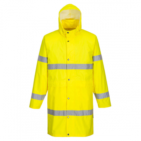 Pelerine | Jachete Impermeabile - H442, Haină de ploaie HI-VIS din poliester 190T acoperit cu PVC, 200 g/mp